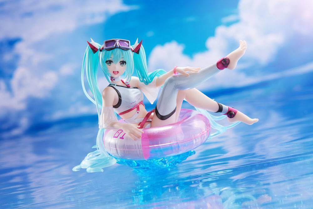 Hatsune Miku Wonderland PVC Statue Hatsune Miku Aqua Float Girls 18cm - Scale Statue - Taito - Hobby Figures UK