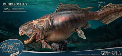 Wonders of the Wild Statue Dunkleosteus 42cm - Scale Statue - X-Plus - Hobby Figures UK