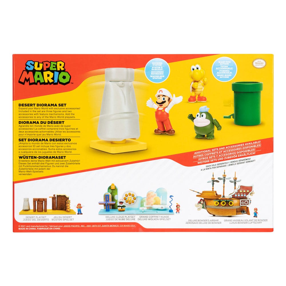 World of Nintendo Super Mario Diorama Set Desert - Action Figures - Jakks Pacific - Hobby Figures UK