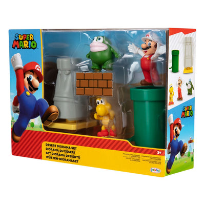 World of Nintendo Super Mario Diorama Set Desert - Action Figures - Jakks Pacific - Hobby Figures UK