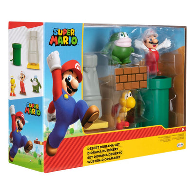 World of Nintendo Super Mario Diorama Set Desert - Action Figures - Jakks Pacific - Hobby Figures UK