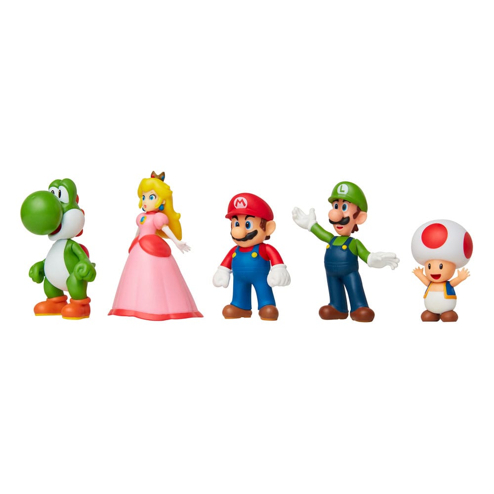 World of Nintendo Super Mario & Friends Figures 5-piece box set Exclusive - Mini Figures - Jakks Pacific - Hobby Figures UK