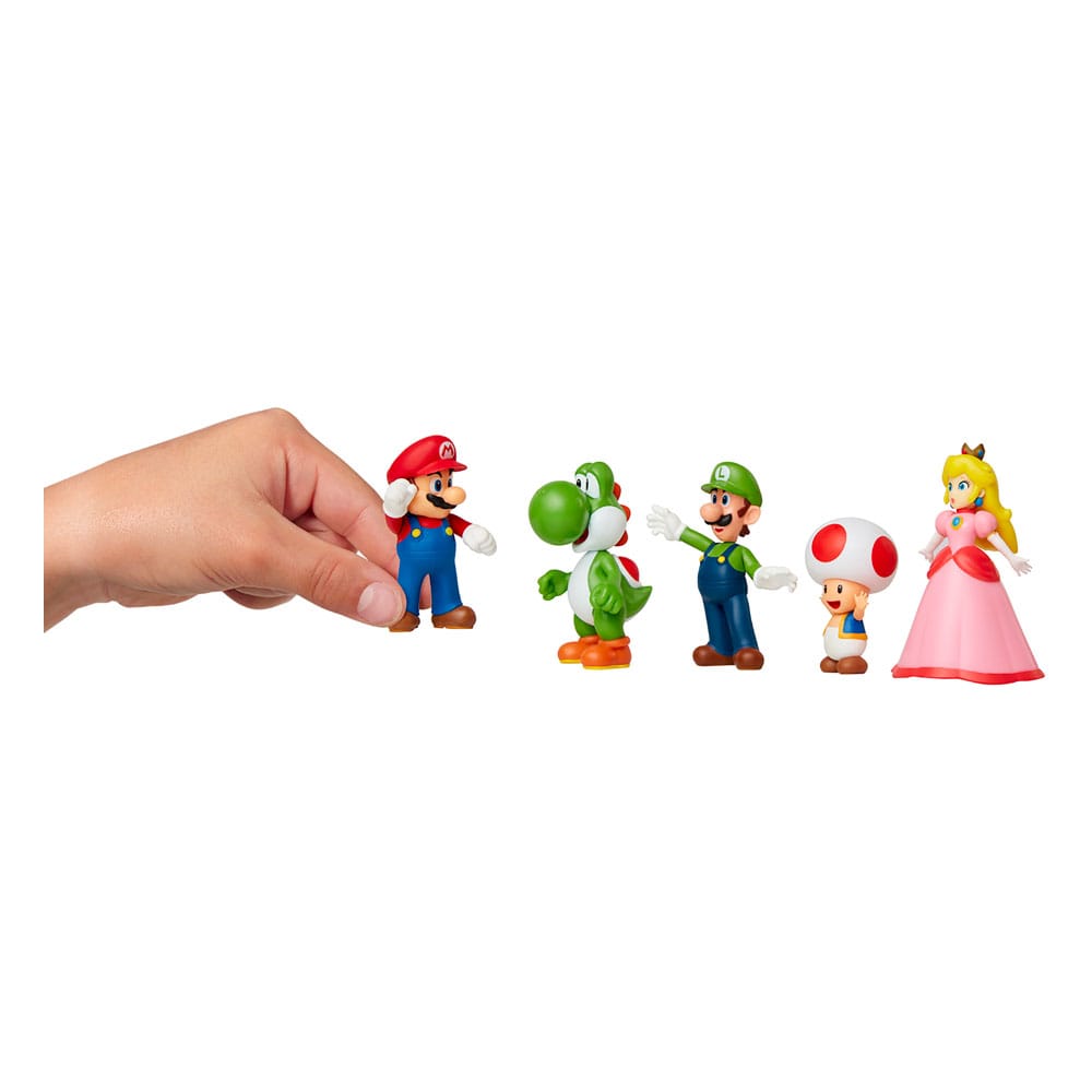 World of Nintendo Super Mario & Friends Figures 5-piece box set Exclusive - Mini Figures - Jakks Pacific - Hobby Figures UK