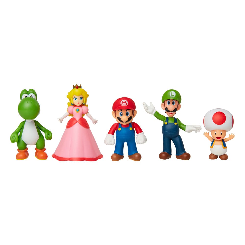World of Nintendo Super Mario & Friends Figures 5-piece box set Exclusive - Mini Figures - Jakks Pacific - Hobby Figures UK