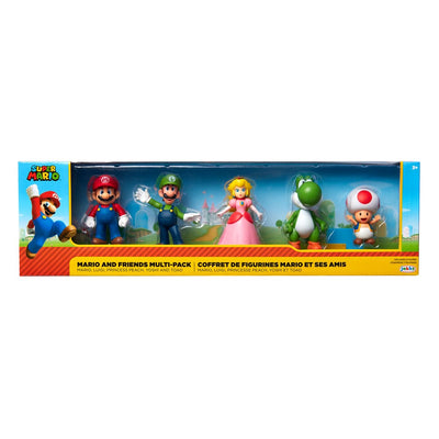 World of Nintendo Super Mario & Friends Figures 5-piece box set Exclusive - Mini Figures - Jakks Pacific - Hobby Figures UK