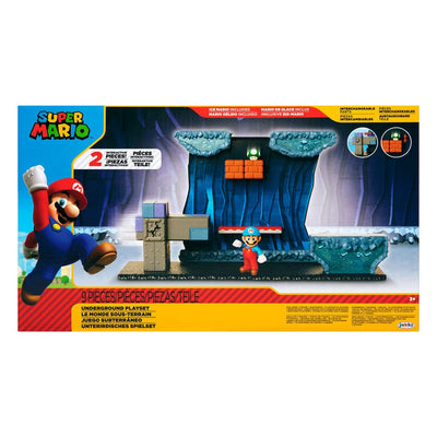 World of Nintendo Super Mario Playset Underground - Mini Figures - Jakks Pacific - Hobby Figures UK