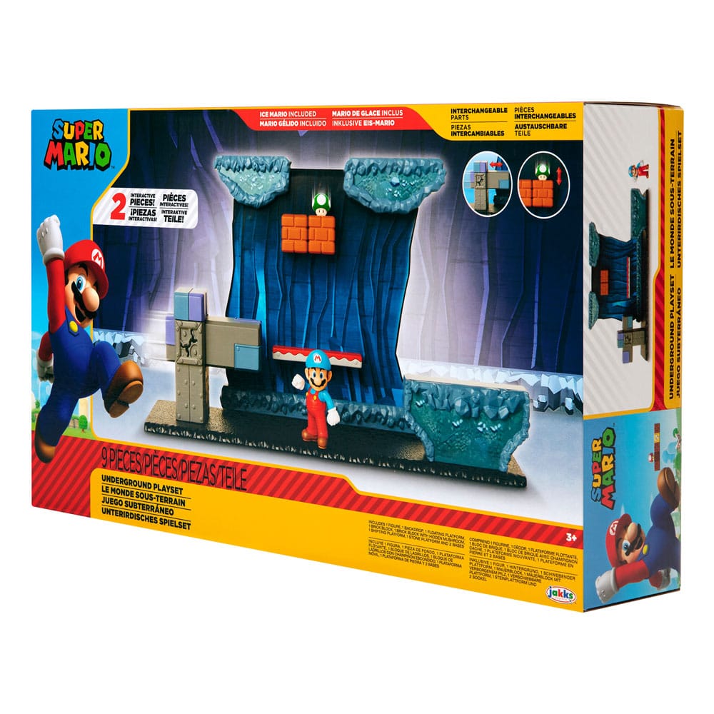 World of Nintendo Super Mario Playset Underground - Mini Figures - Jakks Pacific - Hobby Figures UK