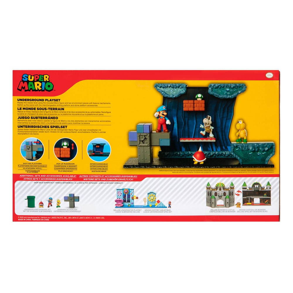 World of Nintendo Super Mario Playset Underground - Mini Figures - Jakks Pacific - Hobby Figures UK