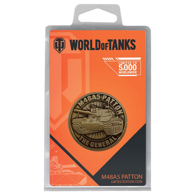 World of Tanks Collectable Coin Patton Tank Limited Editon - Scale Statue - FaNaTtik - Hobby Figures UK