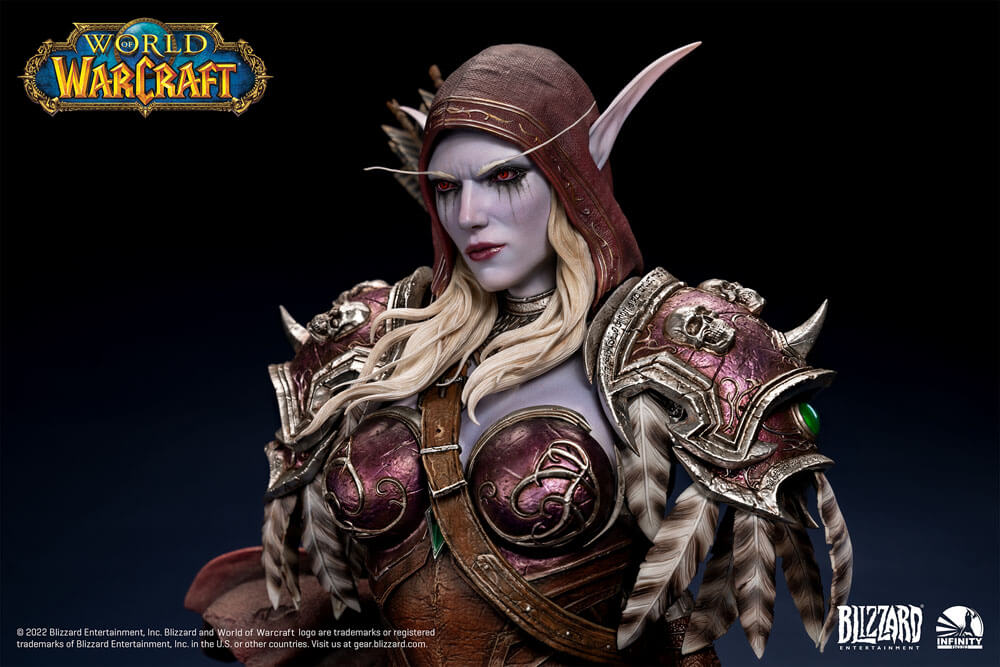 World of Warcraft Bust 1/3 Sylvanas Windrunner 37cm - Scale Statue - Infinity Studio - Hobby Figures UK