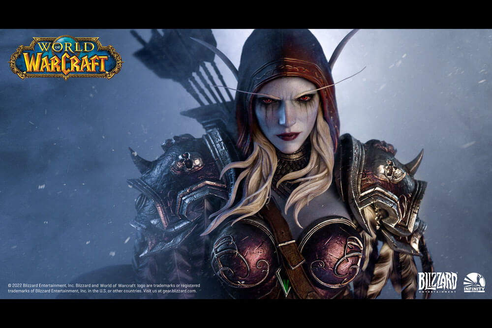 World of Warcraft Bust 1/3 Sylvanas Windrunner 37cm - Scale Statue - Infinity Studio - Hobby Figures UK