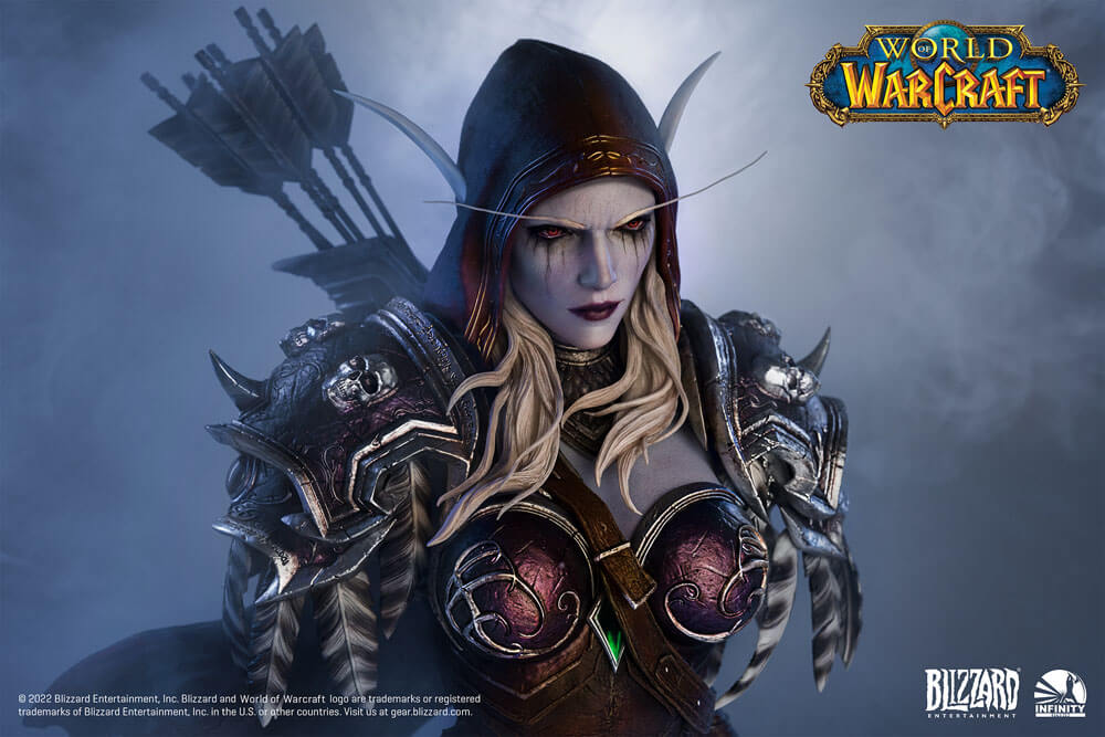 World of Warcraft Bust 1/3 Sylvanas Windrunner 37cm - Scale Statue - Infinity Studio - Hobby Figures UK