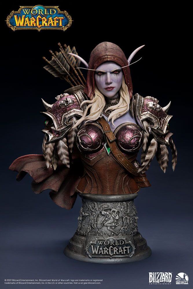 World of Warcraft Bust 1/3 Sylvanas Windrunner 37cm - Scale Statue - Infinity Studio - Hobby Figures UK