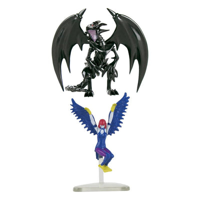 Yu-Gi-Oh! Action Figures 2-Pack Red-Eyes Black Dragon & Harpie Lady 10cm - Mini Figures - BOTI - Hobby Figures UK