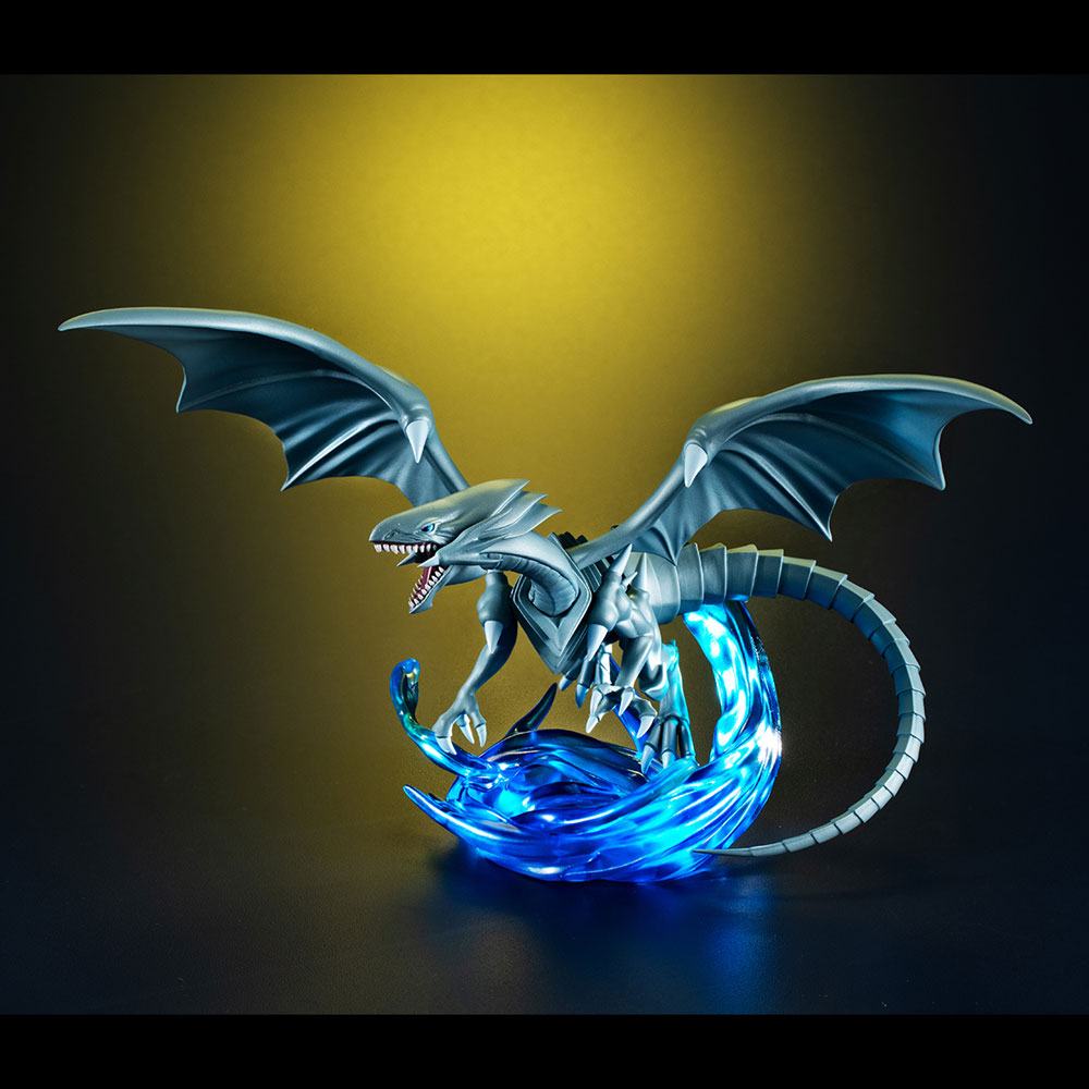 Yu-Gi-Oh! Duel Monsters Monsters Chronicle PVC Statue Blue Eyes White Dragon 12cm - Scale Statue - Megahouse - Hobby Figures UK