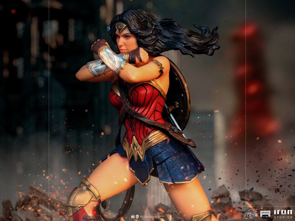 Zack Snyder's Justice League Art Scale Statue 1/10 Wonder Woman 18cm - Scale Statue - Iron Studios - Hobby Figures UK