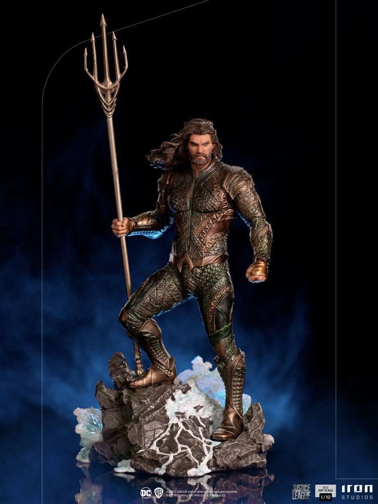 Zack Snyder's Justice League BDS Art Scale Statue 1/10 Aquaman 29cm - Scale Statue - Iron Studios - Hobby Figures UK