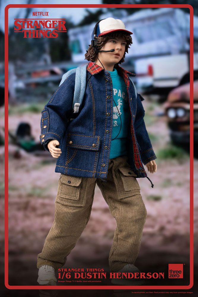 Stranger Things Action Figure 1/6 Dustin Henderson 23cm - Action Figures - Threezero - Hobby Figures UK