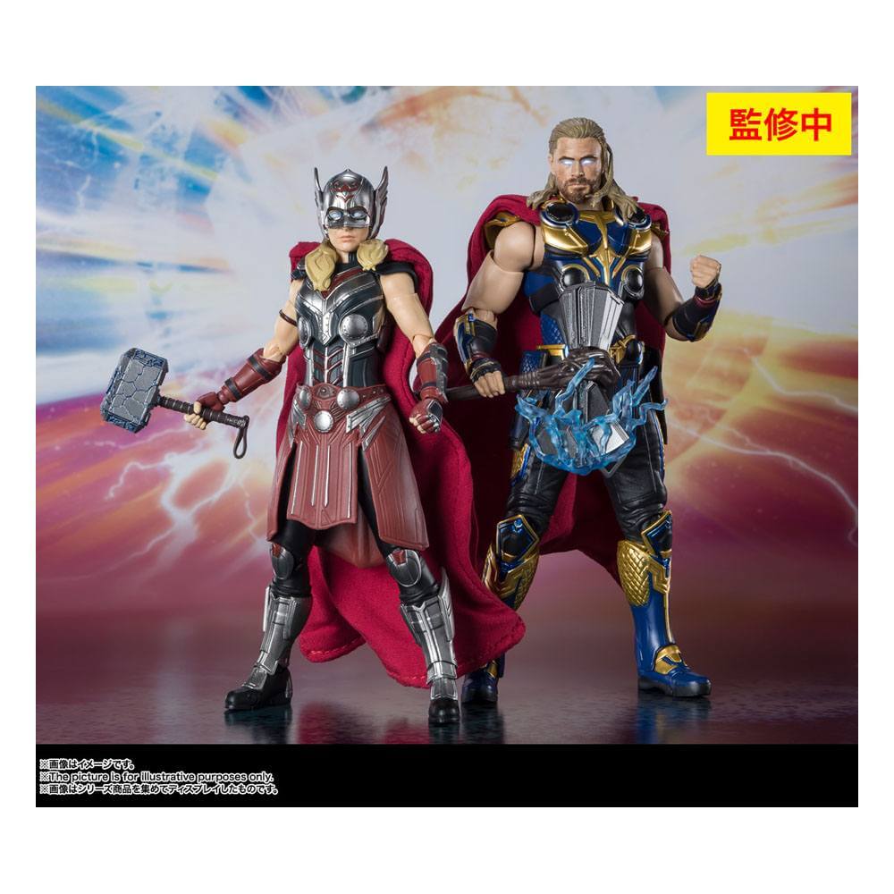 Mighty Thor in THOR: Love & Thunder S.H. Figuarts Action Figure Mighty Thor 15cm - Action Figures - Bandai Tamashii Nations - Hobby Figures UK