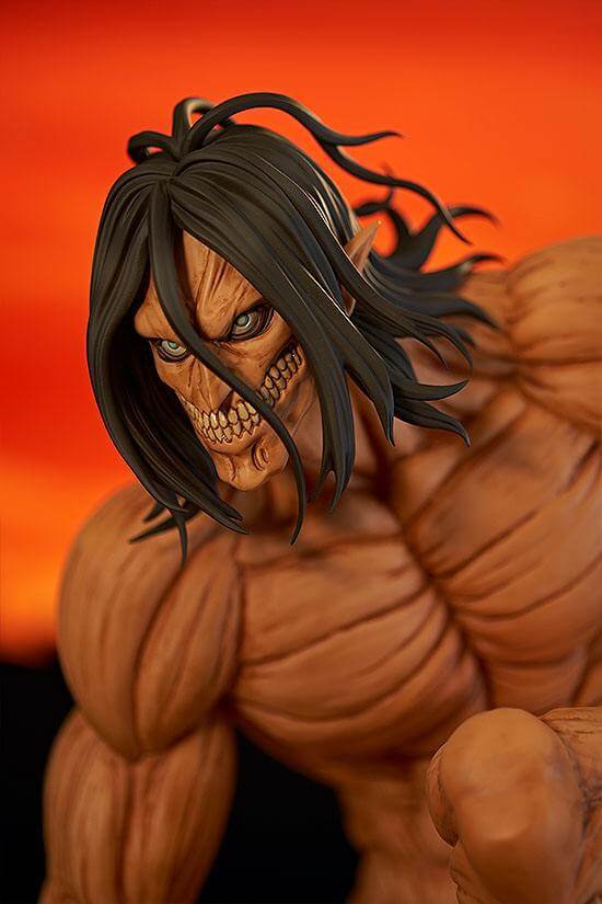 Attack on Titan Pop Up Parade PVC Statue Eren Yeager: Attack Titan Ver. XL 34cm - Scale Statue - Good Smile Company - Hobby Figures UK