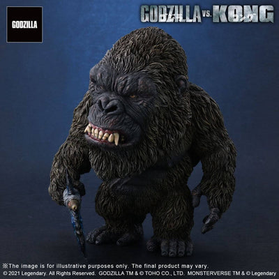Kong vs Godzilla (2021) Defo-Real Series PVC Statue Kong (2021) 15cm - Scale Statue - X-Plus - Hobby Figures UK