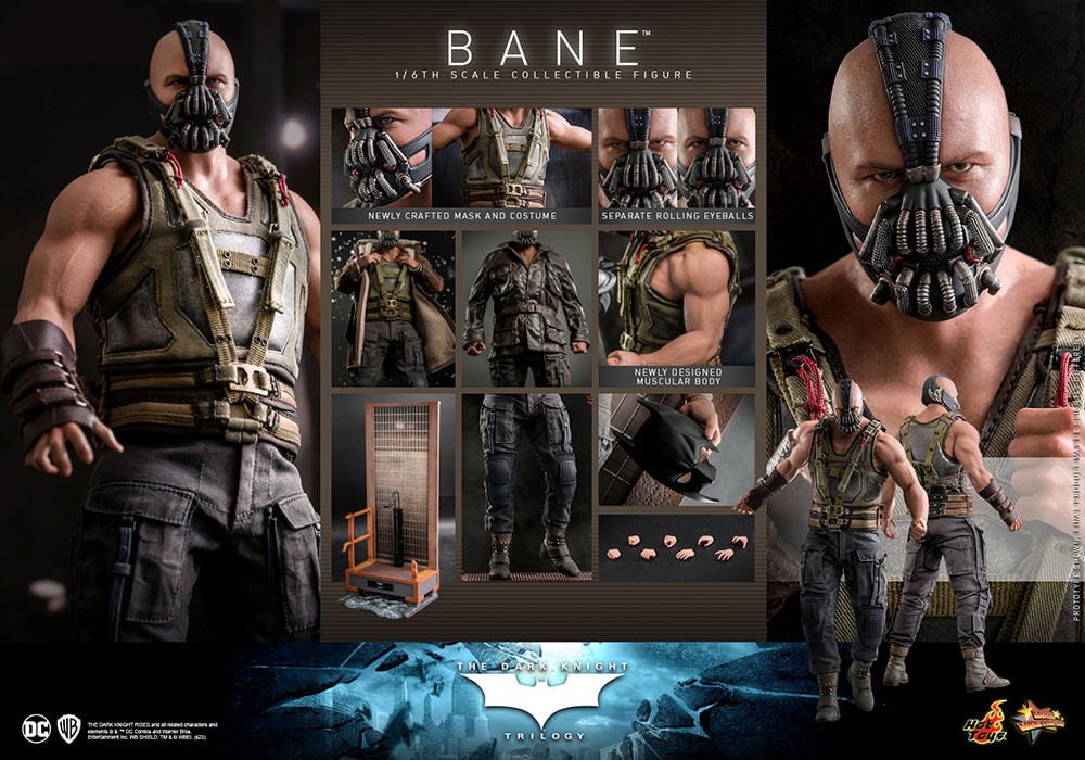 The Dark Knight Trilogy Movie Masterpiece Action Figure 1/6 Bane 31cm - Action Figures - Hot Toys - Hobby Figures UK